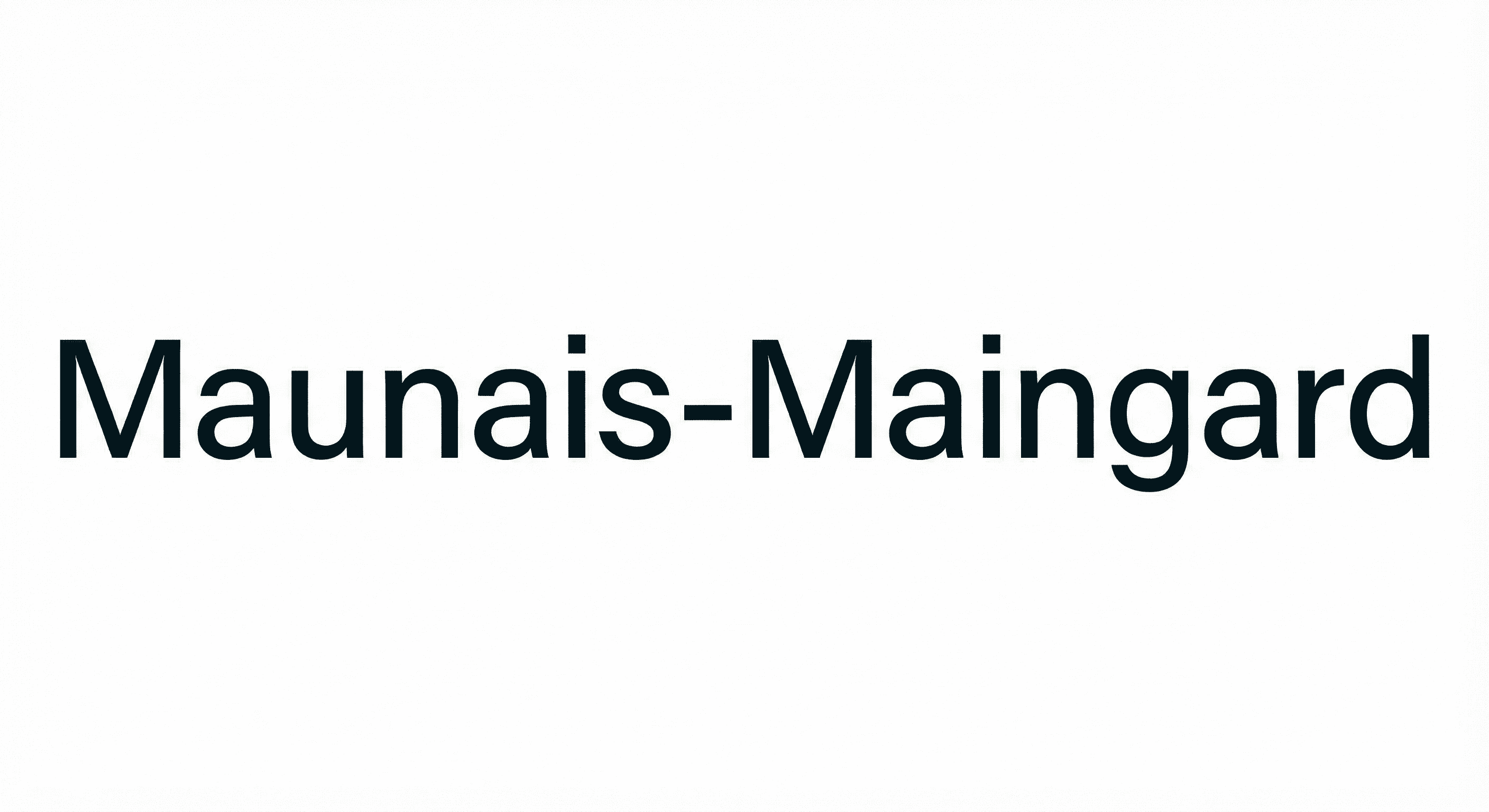 Maunais Maingard