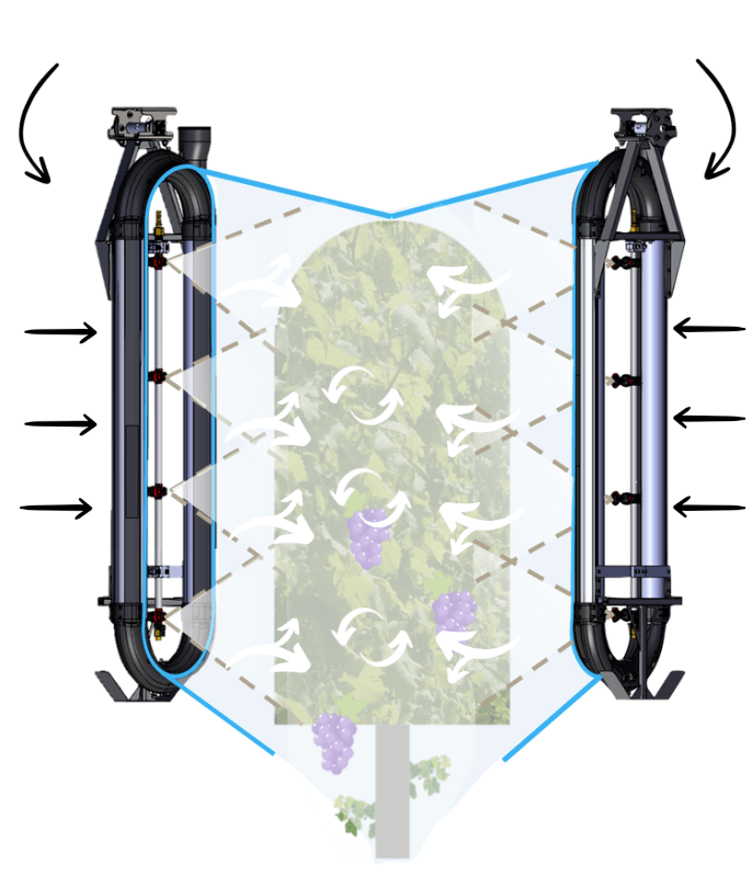 Schéma de la technologie aéroconfinée